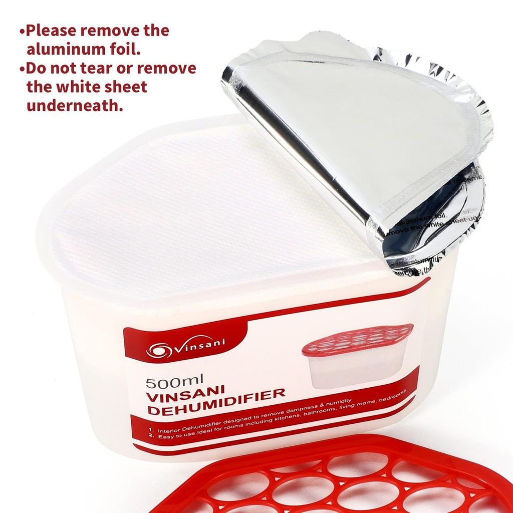 Moisture Absorber Tubs, 5 Pack - Damp & Condensation Traps