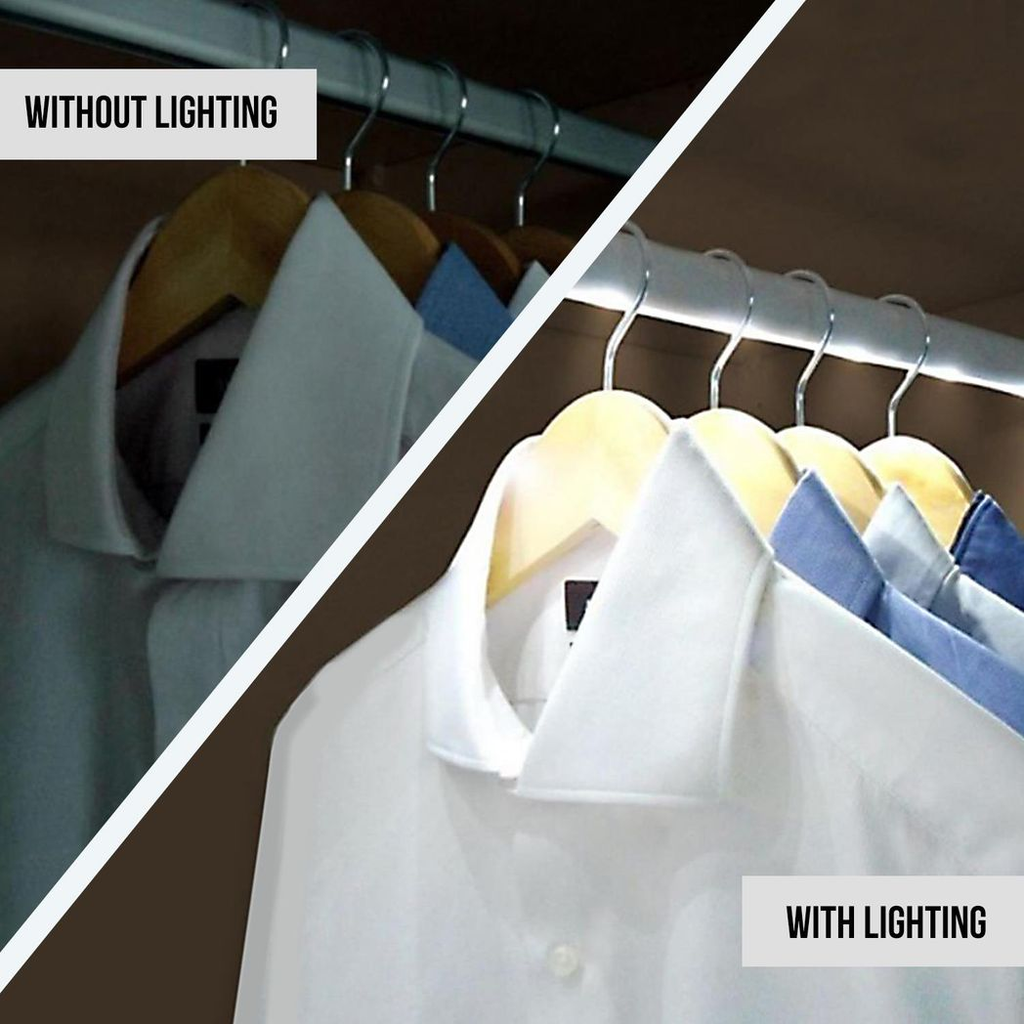 Motion Sensor Wardrobe Light, 80cm LED Bar