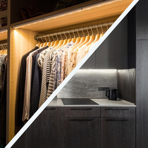 Motion Sensor Wardrobe Light, 80cm LED Bar