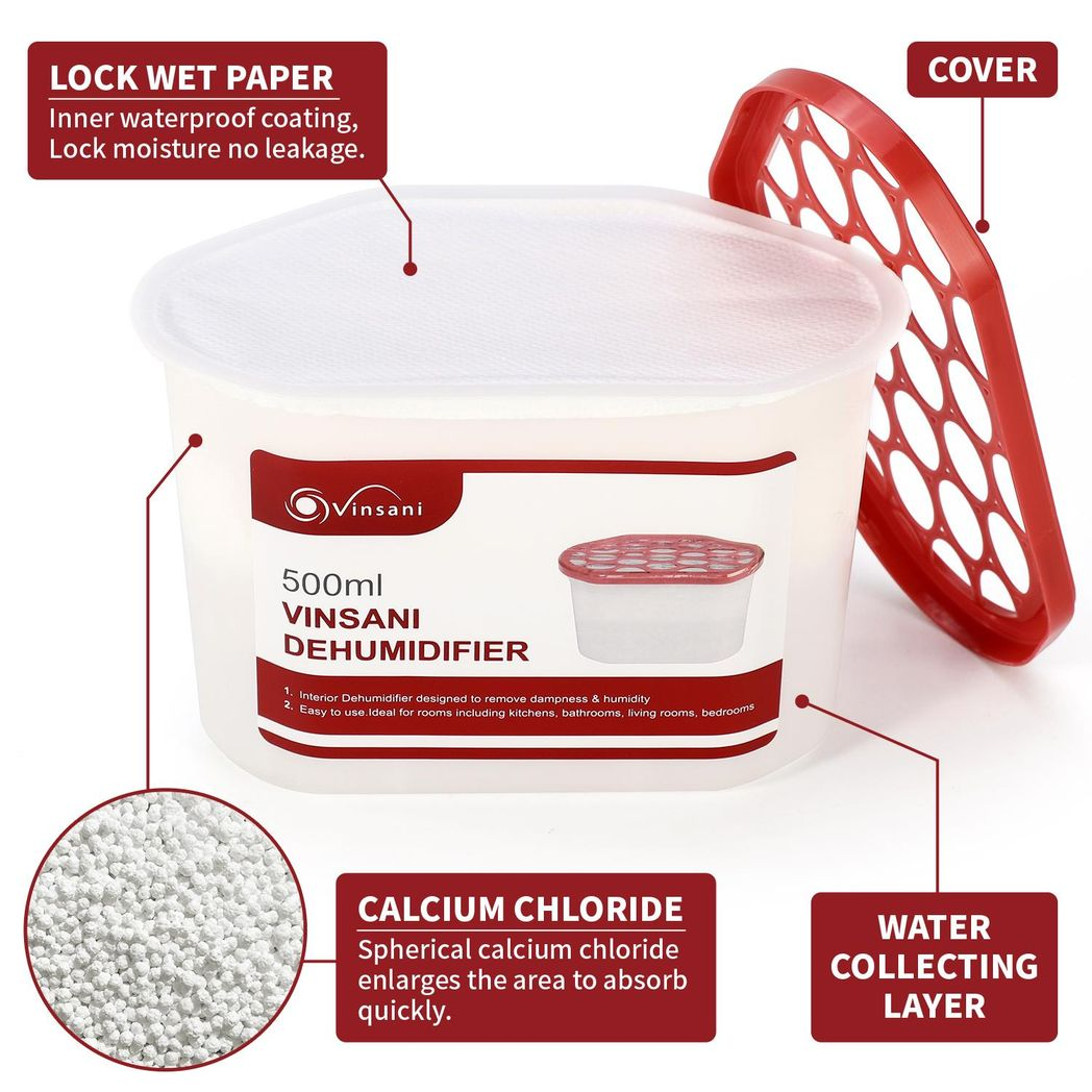 Moisture Absorber Tubs, 10 Pack - Damp & Condensation Traps
